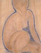 Amedeo Modigliani Crouched Nude (mk39) Germany oil painting artist